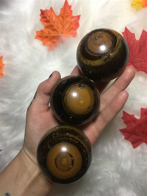 Tiger Eye Spheres Each Magical Gift Unique Items Products