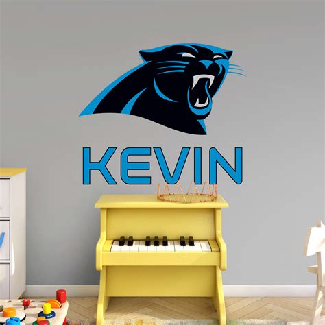 Carolina Panthers Personalized Transfer Decal Fathead Official Site