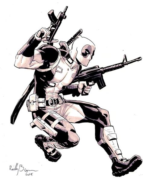 Deadpool By Reilly Brown Deadpool Artwork Deadpool Art Marvel