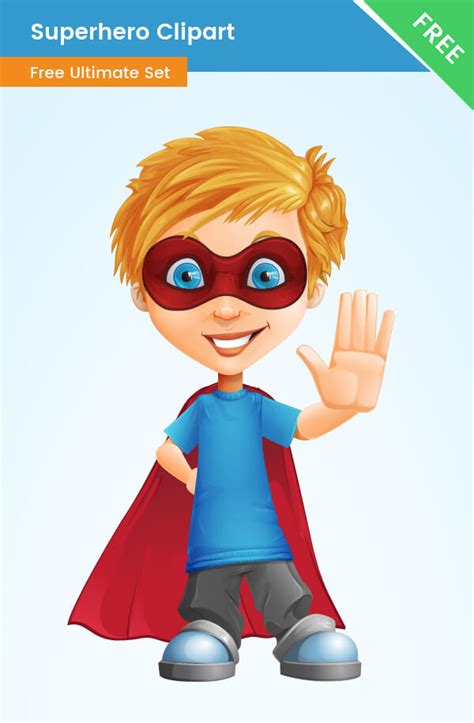 Superhero Clipart Transparent - Vector Characters