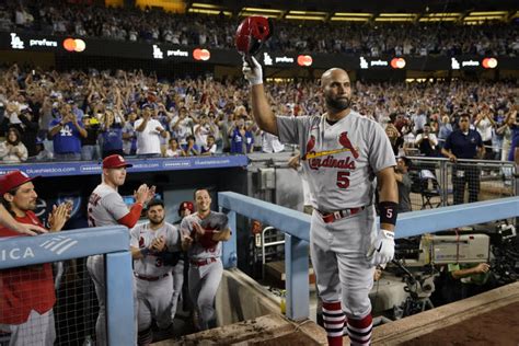 Cards Pujols Hits 700th Home Run 4th Player To Reach Mark
