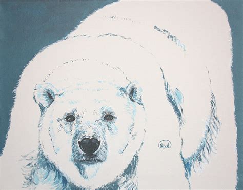 Polar Bear Painting By Rick Mcclelland Fine Art America