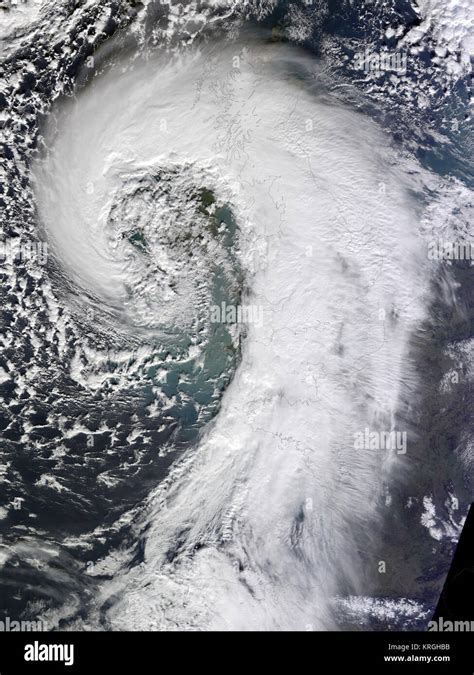 Extratropical Cyclone Over The United Kingdom The Moderate Resolution