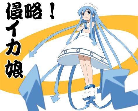 Long Blue Hair White Dress Female Anime Character Hd Wallpaper Wallpaper Flare