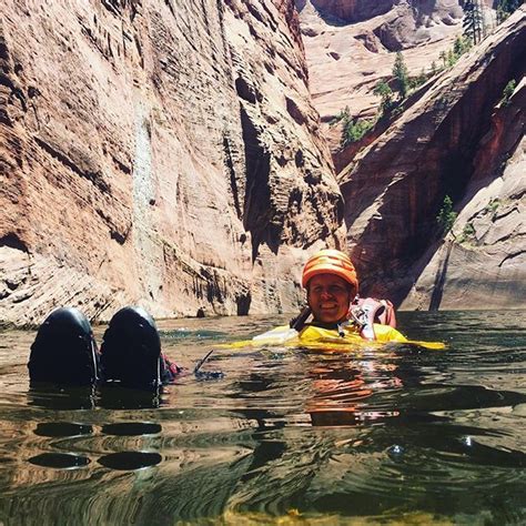 Near The End Of The Longest Swim In Zion Through That Unknown