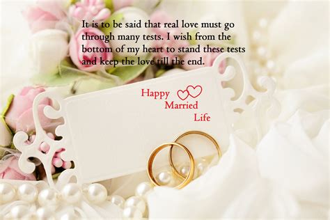 Happy Married Life Greeting Cards Wishes Best Wishes