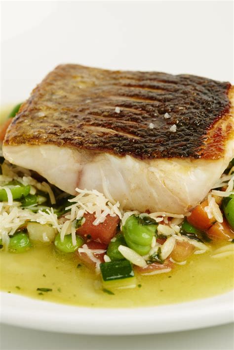 Sea Bass Au Pistou Recipe Great British Chefs