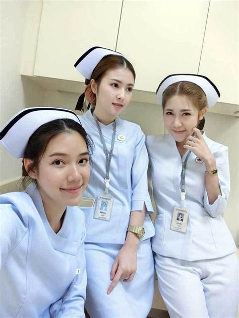 Sexy Thai Nurses Amazing Thailand พยาบาล ชุดออกกำลังกาย สาวมหาลัย