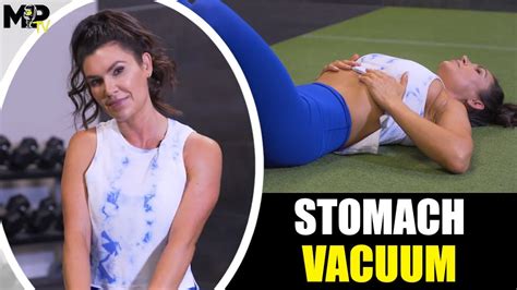 How To Do A Stomach Vacuum Train Your Transverse Abdominis Youtube