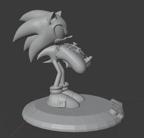 Sonic The Hedgehog 3d Model 3d Printable Cgtrader