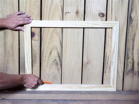 Horizontal plank fence with metal posts. For the Dogs: How to Add a Peekaboo Window in a Fence ...