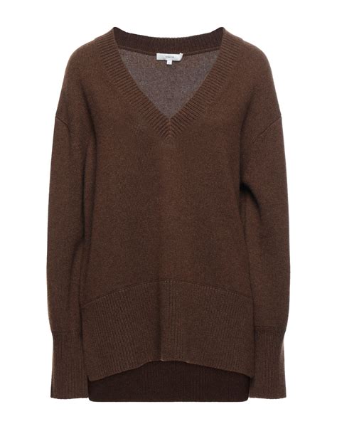 Vince Sweaters In Brown Modesens
