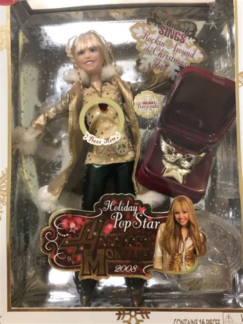 Disney Hannah Montana Toysrus Holiday Pop Star 2008 Holiday Edition