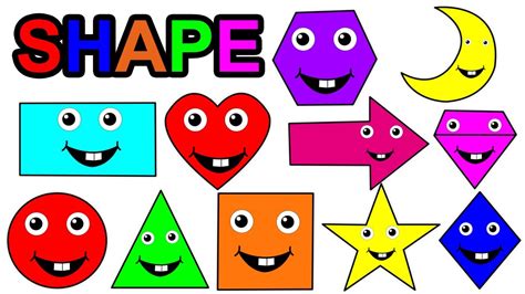 Learn Shapes And Colors For Kids Children Toddlers Youtube