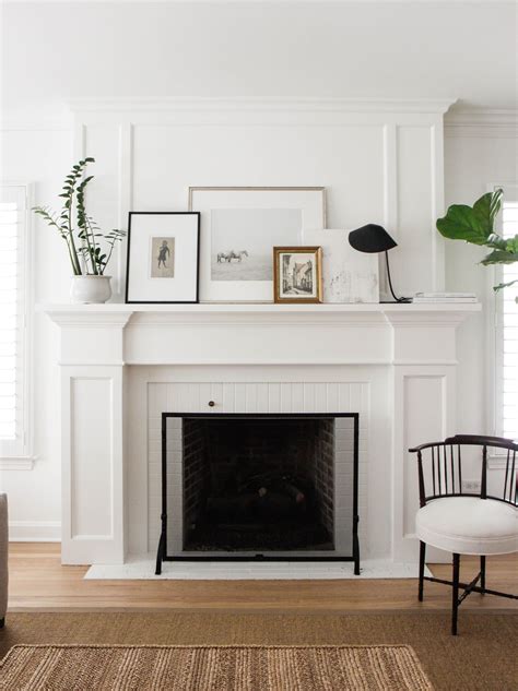 White Fireplace Mantel Ideas