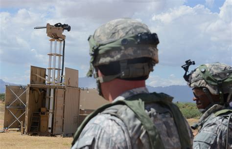 Remote Controlled Weapons Augment Soldiers On Perimeter At Nie 161