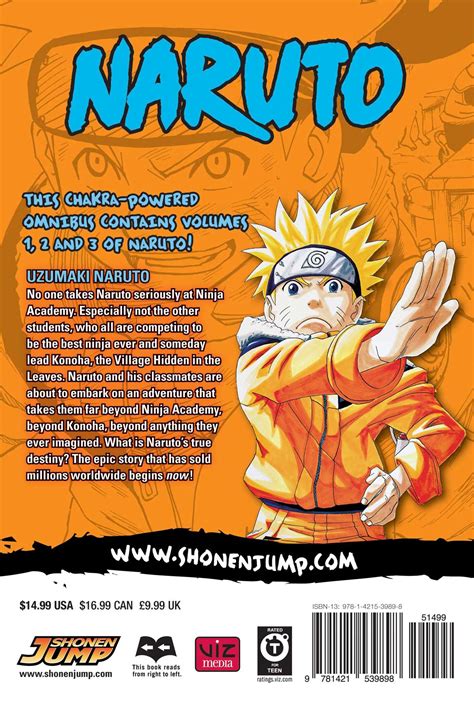 Naruto 3 In 1 Edition Vol 1 Book By Masashi Kishimoto Official