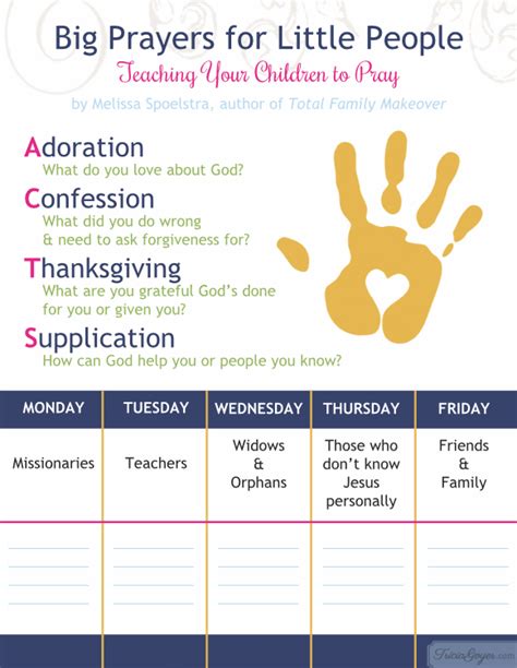 Teaching Your Children How To Pray Printable And Giveaway