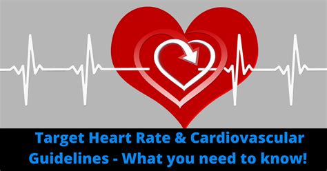 Target Heart Rate And Cardio Guidelines What You Need To Know