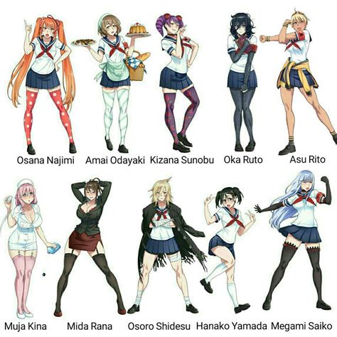 All Yandere S Yandere Simulator All Characters Blbxe