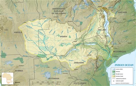 The list of drainage basins by area identifies basins (also known as catchments or, in north american usage, watersheds), sorted by area, which drain to oceans, mediterranean seas, rivers, lakes and other water bodies. mother nature: Zambezi River, Africa