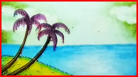 Https://tommynaija.com/draw/how To Draw A Beach With Crayons