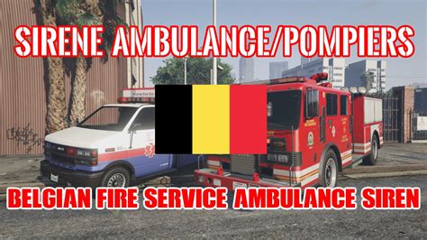 Sirène Belge Pompiers Et Ambulance Belgian Fire Service And Ambulance
