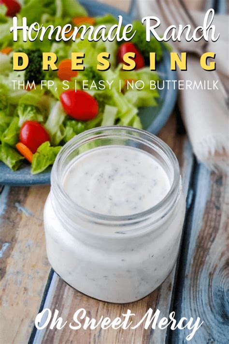 Easy Ranch Dressing Without Buttermilk Thm Fp Or S Laptrinhx News