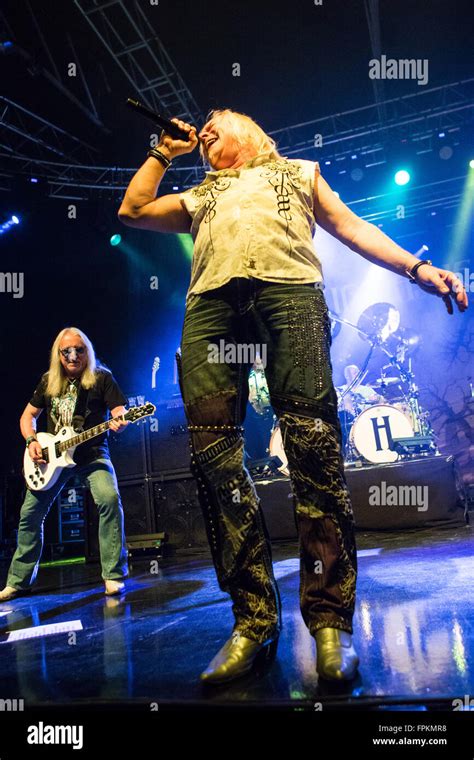 Milan Italy 18th March 2016 The English Rock Band Uriah Heep Performs