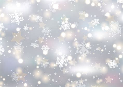 Christmas Background Of Snowflakes And Stars Download