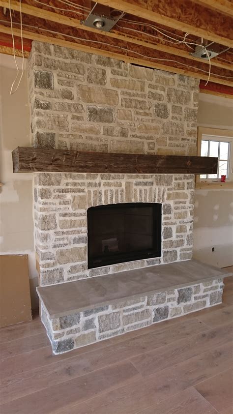 9 Over Grout Stone Fireplace Normankarandeep