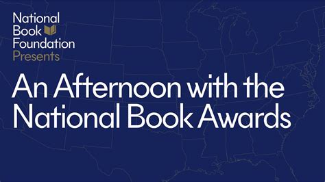 Nbf Presents An Afternoon With The National Book Awards Youtube