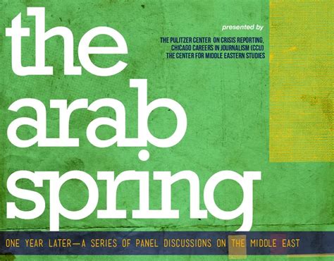 The Arab Spring One Year Later Pulitzer Center