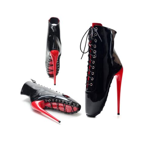 corset ballet ankle boots black red iheels australia