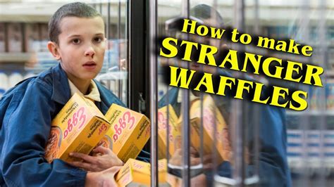 How To Make The Waffles From Stranger Things Youtube