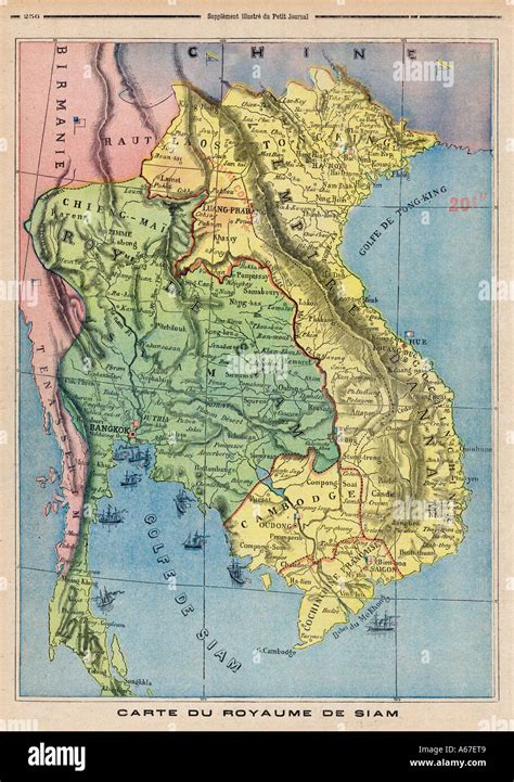 Map Of Siam High Resolution Stock Photography and Images - Alamy
