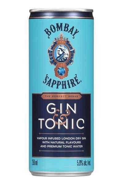 Bombay Sapphire Ready To Drink Gin And Tonic Price And Reviews Drizly