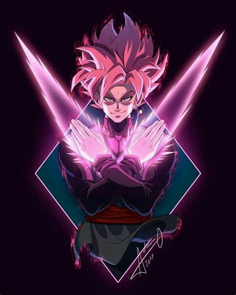 Black goku rose fondo de pantalla. Goku Black | Dragon ball goku, Dragon ball super manga ...