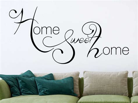 Wandtattoo Home Sweet Home Dekorativ Von Klebeheld®de
