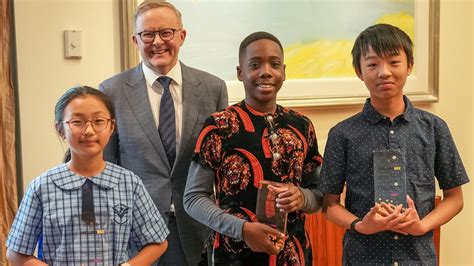 Spelling Bee Champs Meet Prime Minister Kidsnews