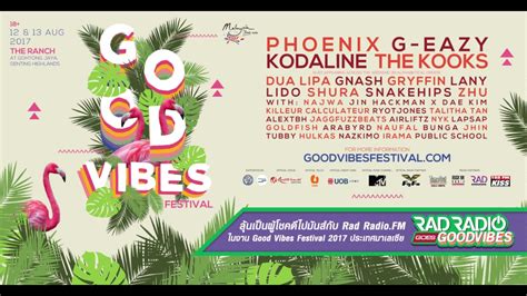 Tickets on sale friday, 5 may and start from rm300 for a need more reasons to go to malaysia? Song Quiz : Good Vibes Festival 2017 - คำถามที่ 1 - YouTube