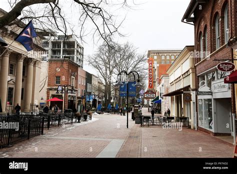 Charlottesville Virginia Downtown Mall Hi Res Stock Photography And