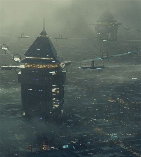 Cities Of Star Wars Scifi City Cyberpunk City Sci Fi Environment