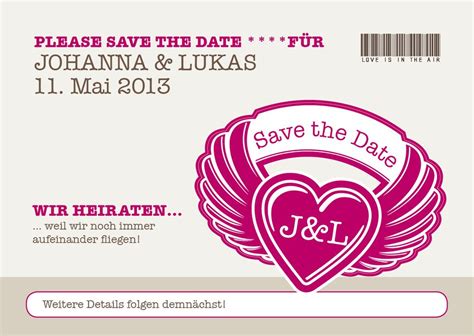 We decided to do a custom version of a boarding pass and the result was absolute gorgeous and surprisingly affordable! Weltenbummler - Flugticket Boarding Pass Save the Date Karten