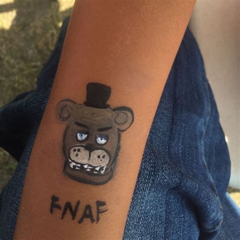 Five Nights At Freddys Freddy Fazzbear Fnaf Face Paint By Me Ms