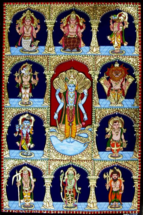 Dasavatharam 10 Incarnations Of Vishnu