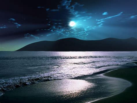 Tranquility Beach Moonrise By Esheafer On Deviantart