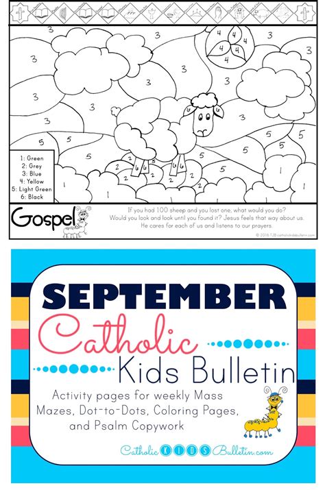 september  catholic kids bulletins catholic kids bulletin