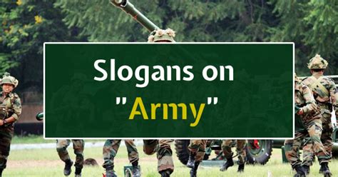 20 Famous Army Slogans List