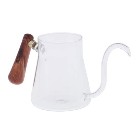 Pour Over Coffee Kettle Gooseneck Glass Stove Top Kettle